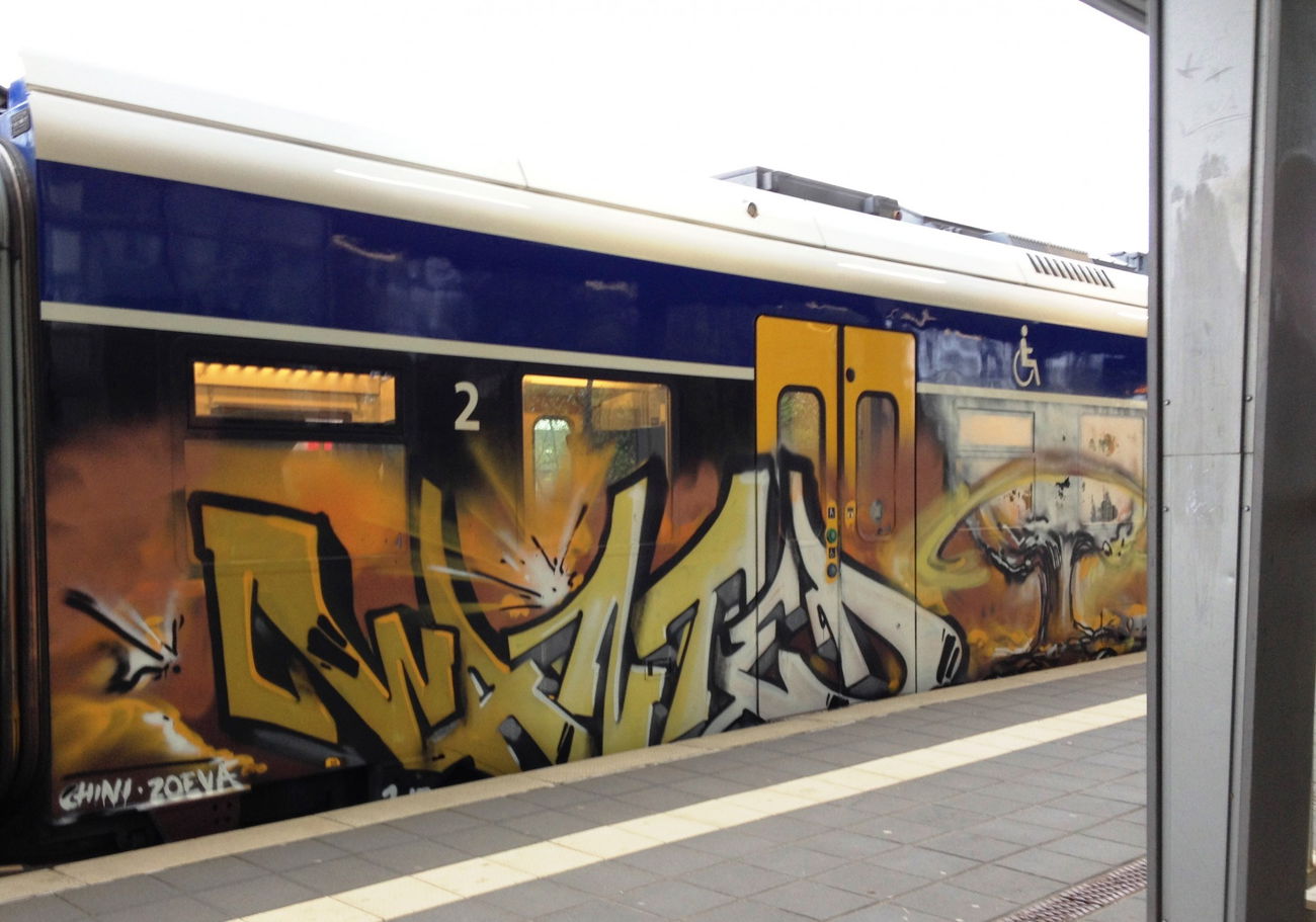 Graffiti Train - Photo by ZUGZWANG - wanted (2017)