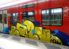 Graffiti Train - Photo by ZUGZWANG (2017)