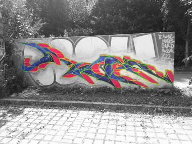 Graffiti Wall in Dresden - Photo by ZURE - ZURE, TRK, OSF (2013)
