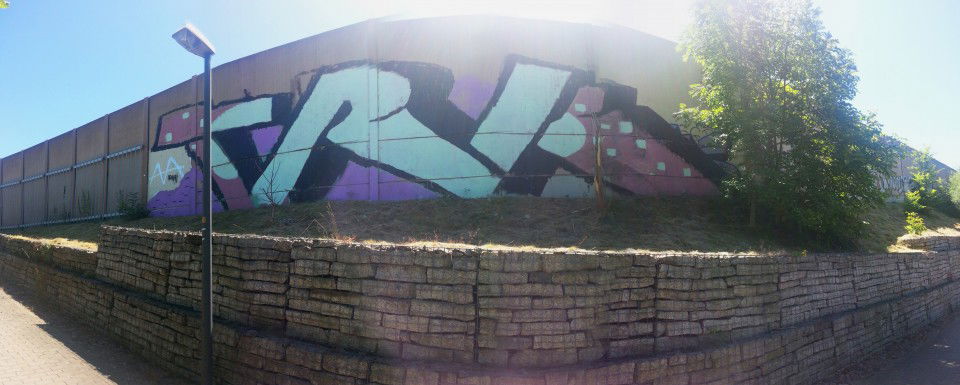 Graffiti Bombing in Dresden - Photo by ZURE (2013)