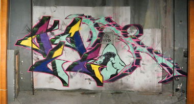 Graffiti Wall in Chemnitz - Photo by ZURE - TRK, OSF, CFF (2013)