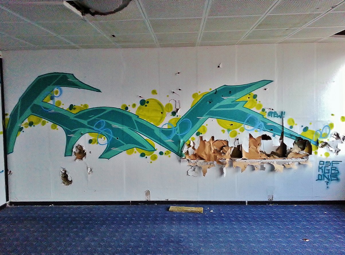 Graffiti Wall in Dresden - Photo by ZURE - OSF, CFF, DNB (2012)