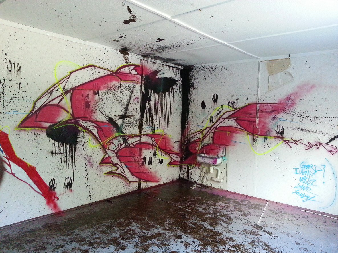 Graffiti Wall in Dresden - Photo by ZURE - TRK, OSF, CFF (2012)