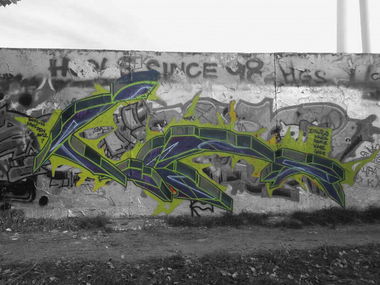 Graffiti Wall in Berlin - Photo by ZURE - TRK, OSF, CFF (2012)