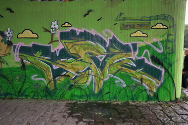 Graffiti Wall in Dresden - Photo by ZURE - TRK, OSF, CFF (2011)
