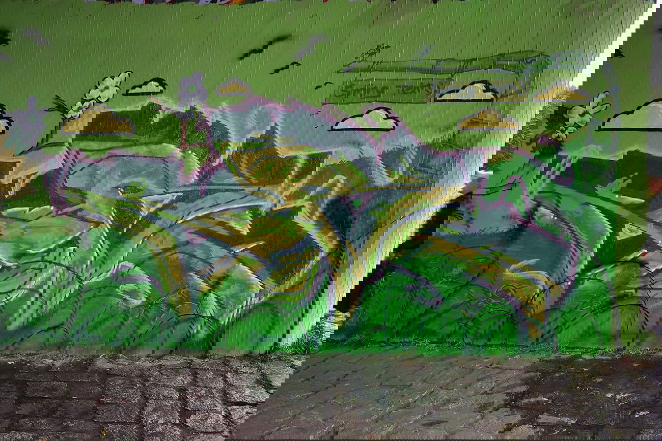 Graffiti Wall in Dresden - Photo by ZURE - TRK, OSF, CFF (2011)