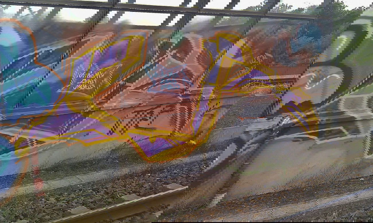 Graffiti Bombing in Dresden - Photo by ZURE - TRK, OSF, CFF (2011)