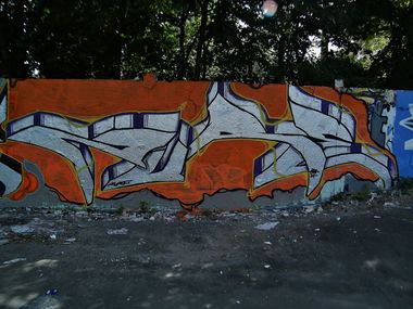 Graffiti Wall in Dresden - Photo by ZURE - TRK, OSF, CFF (2011)