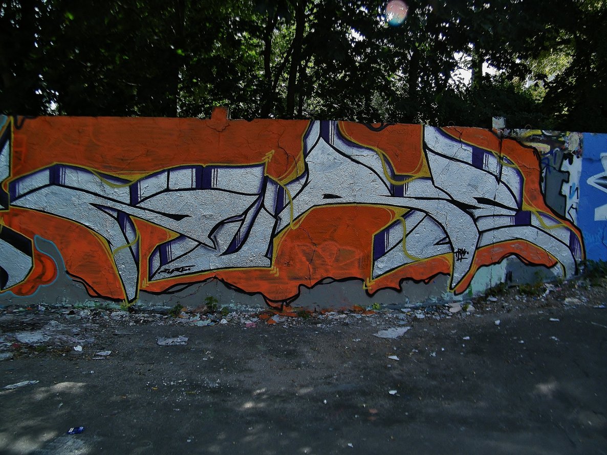 Graffiti Wall in Dresden - Photo by ZURE - TRK, OSF, CFF (2011)