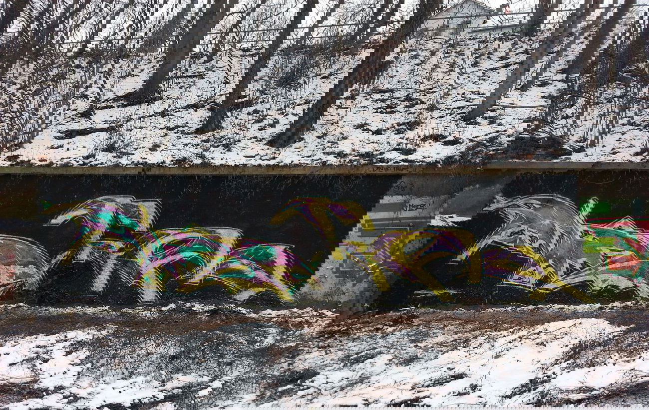 Graffiti Wall in Dresden - Photo by ZURE - TRK, OSF, CFF (2012)