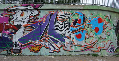 Graffiti Wall - Photo by ZWACE - HUS (2021)