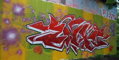 Graffiti Wall - Photo by ZWACE (2014)
