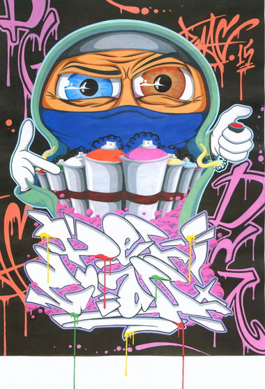 Graffiti Sketch - Photo by ZWACE (2015)