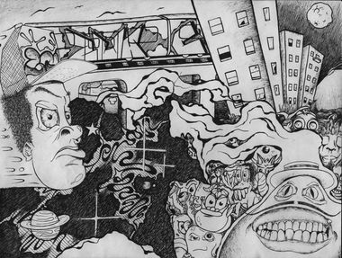 Graffiti Sketch - Photo by ZWACE (2013)