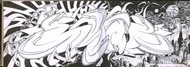 Graffiti Wall - Photo by ZWACE (2014)