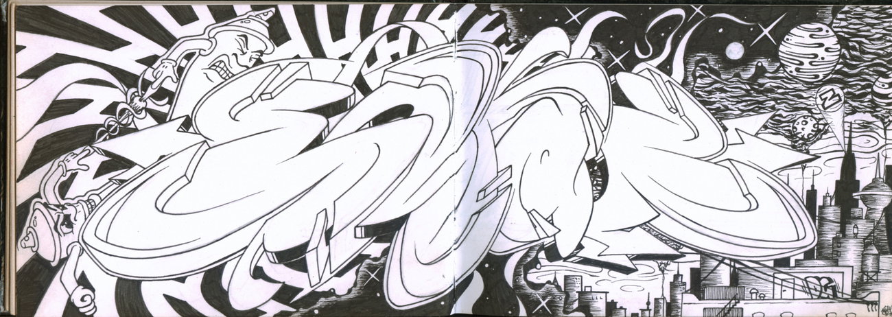 Graffiti Wall - Photo by ZWACE (2014)