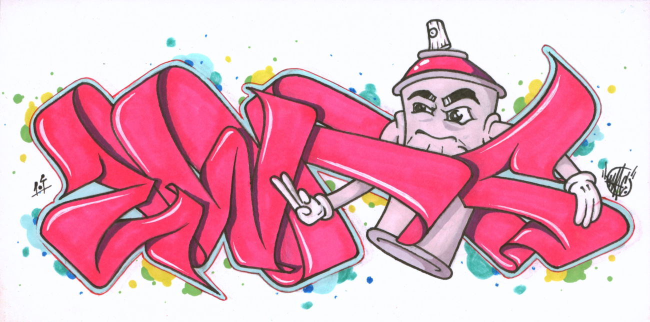 Graffiti Sketch - Photo by ZWACE (2014)