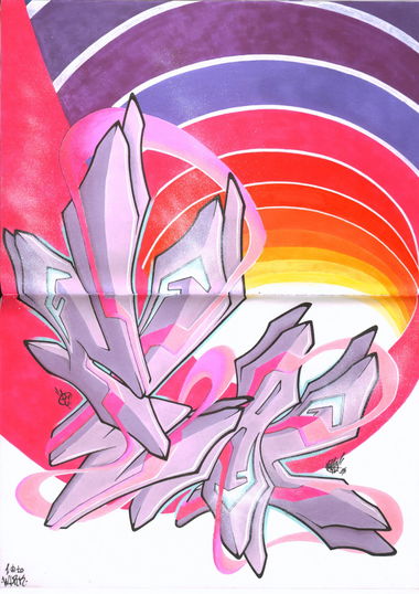 Graffiti Sketch - Photo by ZWACE (2015)