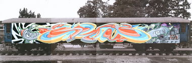 Graffiti Train - Photo by ZWACE (2015)