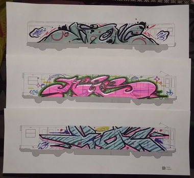 Graffiti Sketch - Photo by ZWACE - HUS (2023)