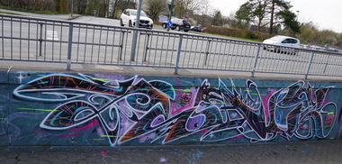 Graffiti Wall - Photo by ZWACE - HUS (2023)