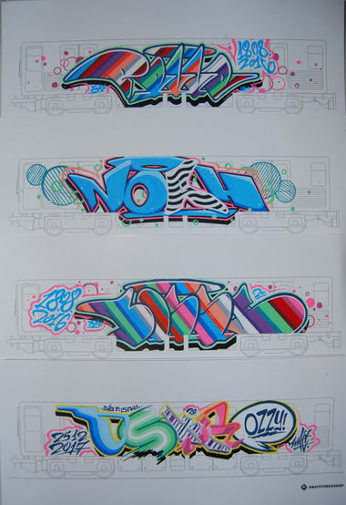 Graffiti Wall - Photo by ZWACE