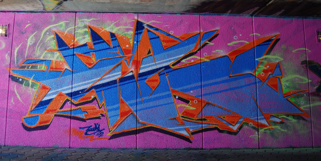 Graffiti Wall - Photo by ZWACE - HUS (2022)