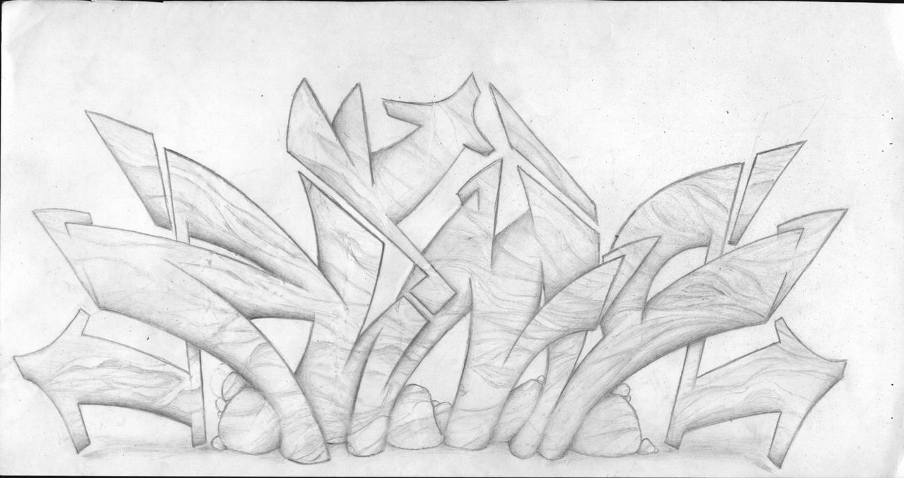 Graffiti Sketch - Photo by ZWACE (2012)