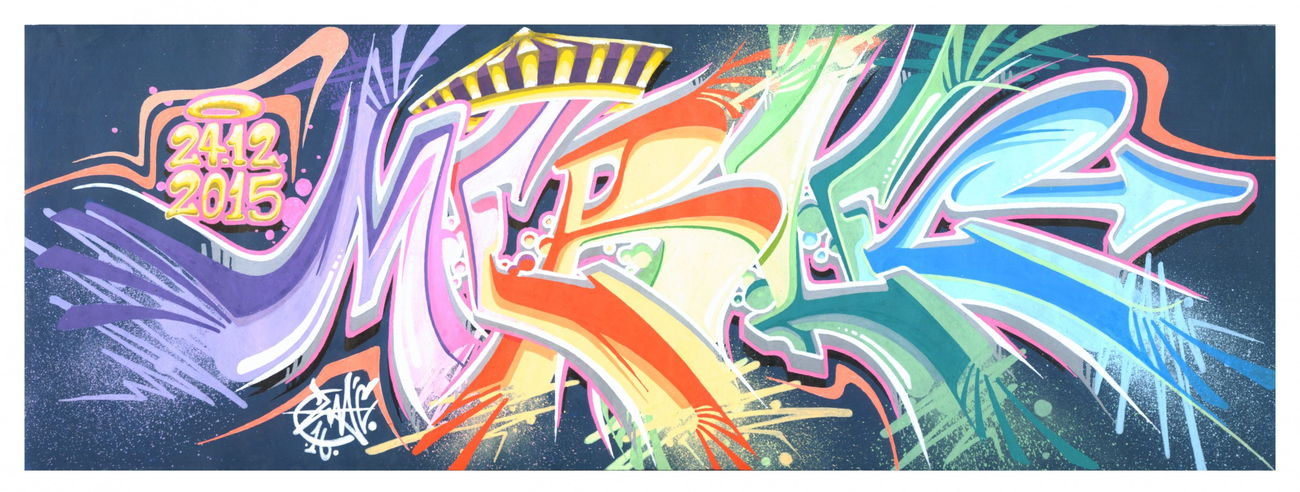 Graffiti Sketch - Photo by ZWACE (2016)