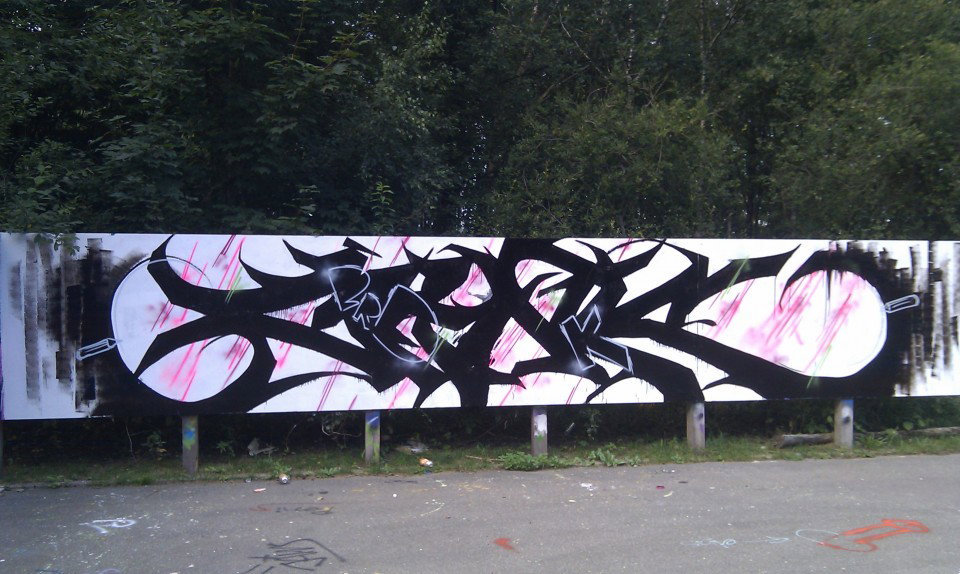 Graffiti Wall in Hamburg - Photo by Zane_one - Cink, cynk, brd (2012)