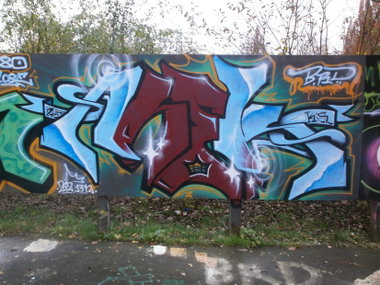 Graffiti Wall - Photo by Zane_one - Arek, Brd, rbk (2012)
