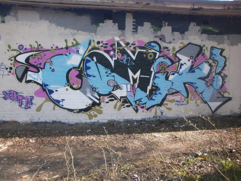Graffiti Wall in Hamburg - Photo by Zane_one - Comik, wka, 3st (2012)