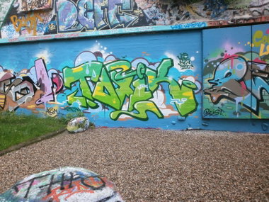 Graffiti Wall in Hamburg - Photo by Zane_one - toxic, beast, hamburg (2013)