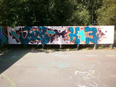 Graffiti Wall in Hamburg - Photo by Zane_one - Job, 31k, hamburg (2013)