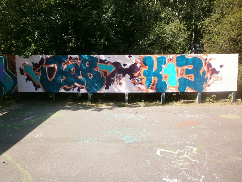 Graffiti Wall in Hamburg - Photo by Zane_one - Job, 31k, hamburg (2013)