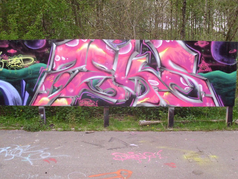 Graffiti Wall in Hamburg - Photo by Zane_one - Zeks, hamburg, brd (2013)