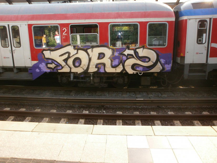 Graffiti Train - Photo by Zane_one - Fors, Regio, Hamburg (2013)