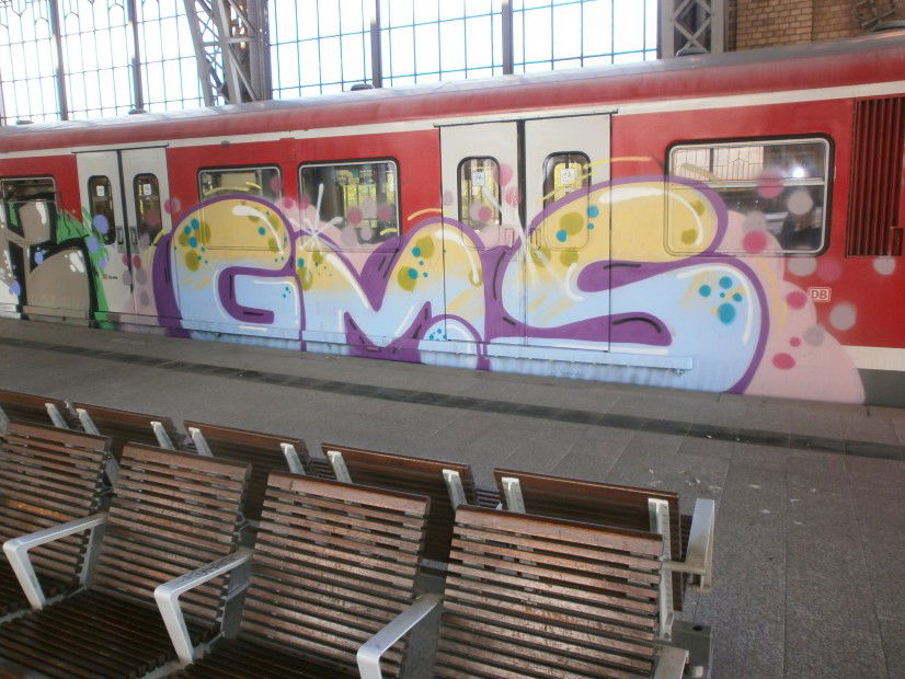 Graffiti Train - Photo by Zane_one - Gms, sfk, Hamburg (2013)