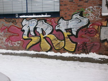 Graffiti Bombing in Hamburg - Photo by Zane_one - srf, hamburg, schanze