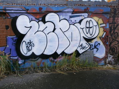 Graffiti Bombing in Hamburg - Photo by Zane_one - zztop, cos, zz