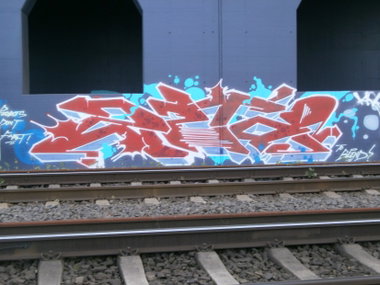 Graffiti Wall in Hamburg - Photo by Zane_one - zztop, cos