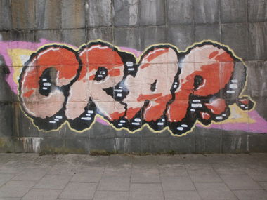 Graffiti Bombing in Hamburg - Photo by Zane_one - kid, crap, crap