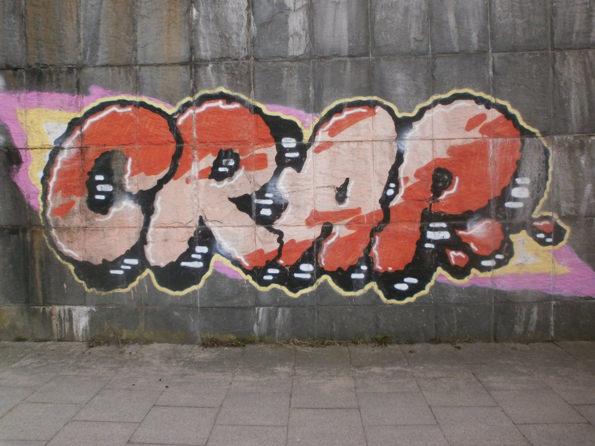 Graffiti Bombing in Hamburg - Photo by Zane_one - kid, crap, crap