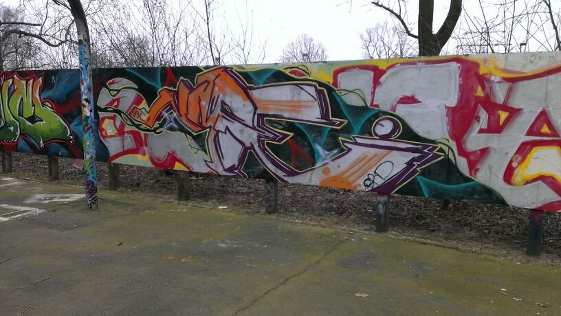 Graffiti Wall in Hamburg - Photo by Zane_one - nybe, brd (2012)