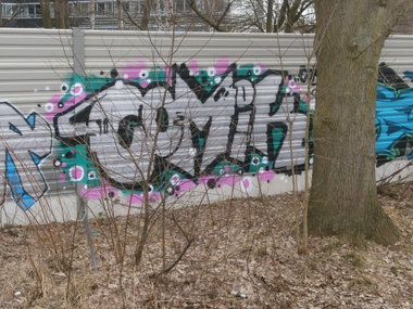 Graffiti Wall in Hamburg - Photo by Zane_one - comik, 3sd