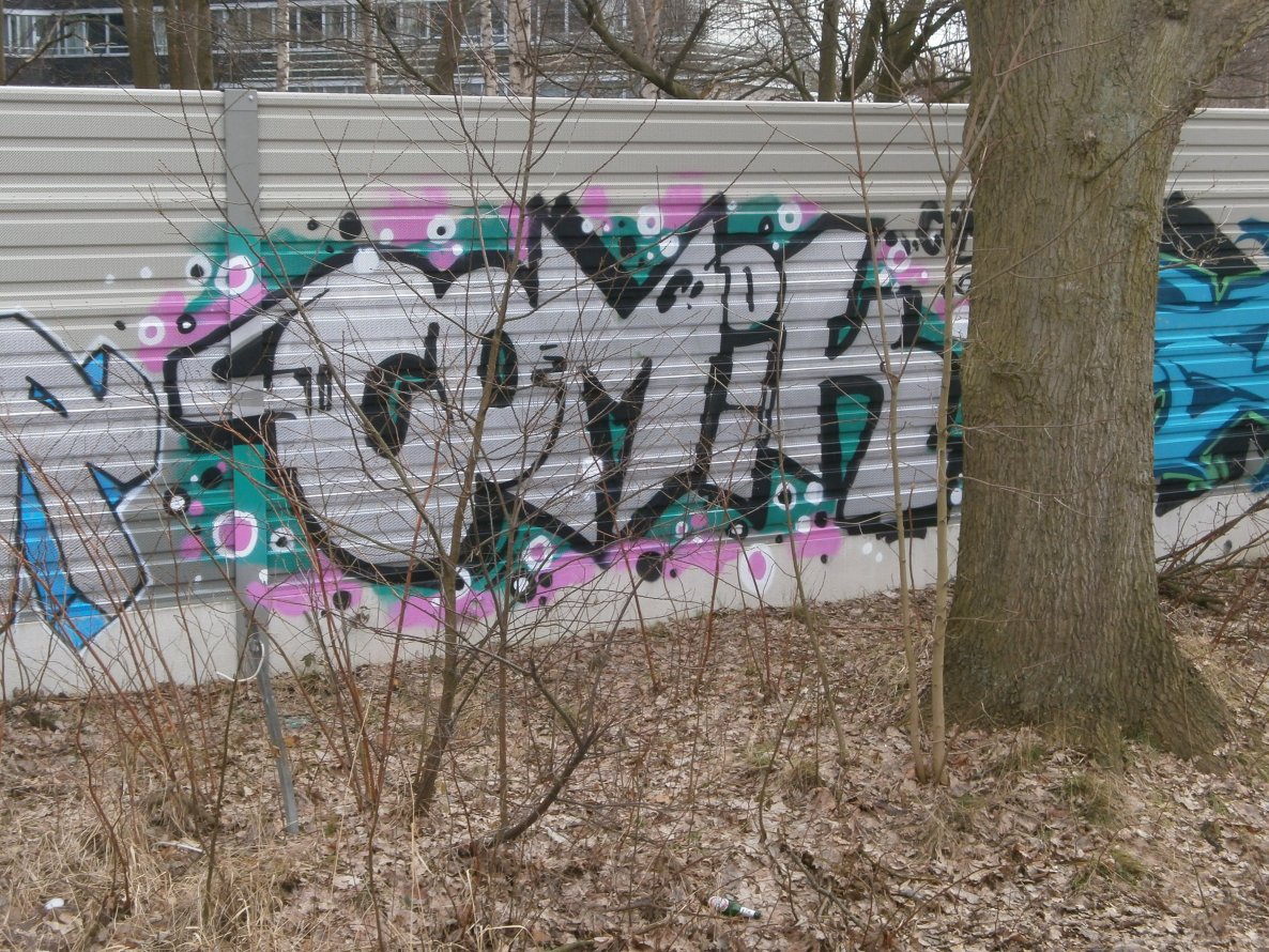 Graffiti Wall in Hamburg - Photo by Zane_one - comik, 3sd