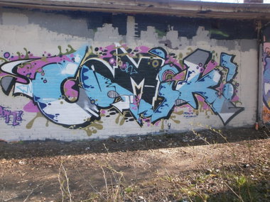Graffiti Wall in Hamburg - Photo by Zane_one - comik, 3sd, 3st