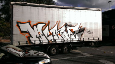 Graffiti Bombing in Hamburg - Photo by Zane_one - Truck, Hamburg, wcsog