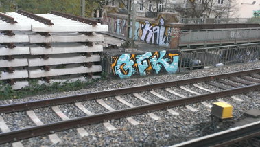 Graffiti Wall in Hamburg - Photo by Zane_one - gfk, nsb, hamburg