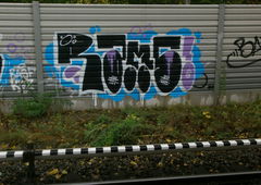 Graffiti Bombing in Hamburg - Photo by Zane_one - Rams, bk, kgz